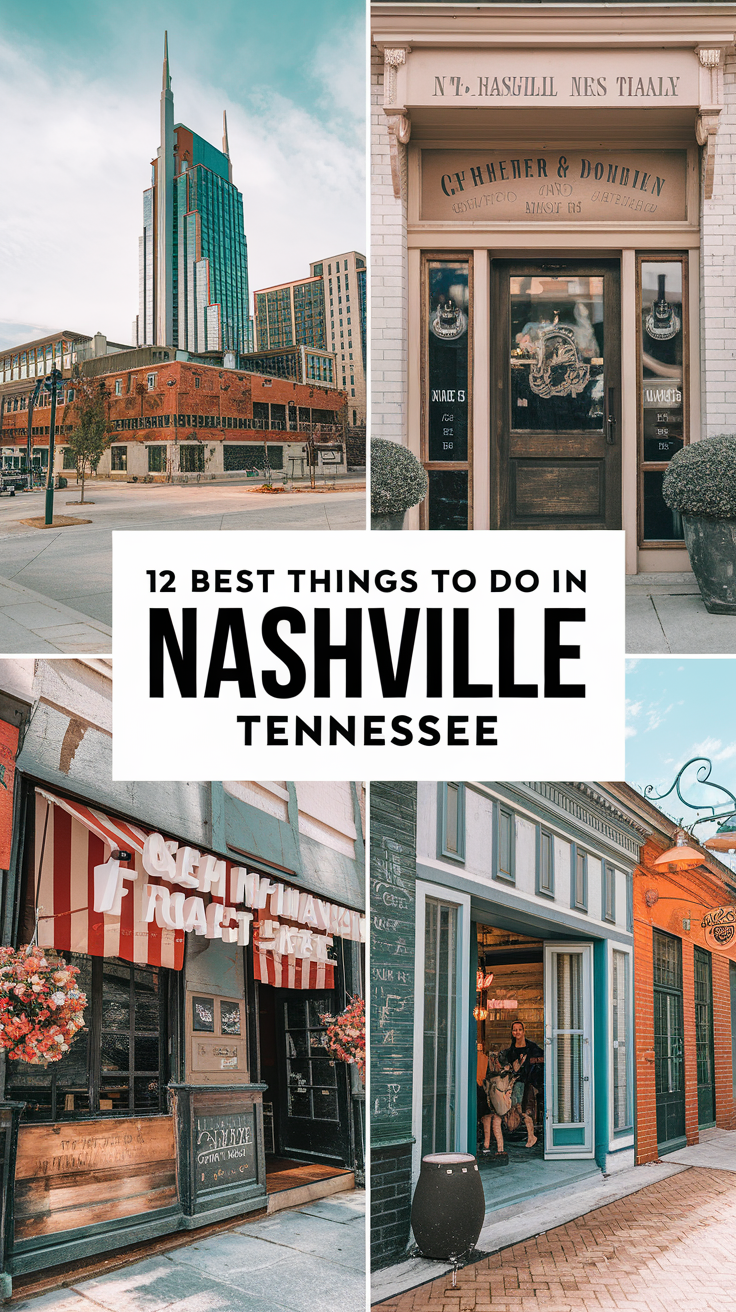 # **12 Best Things To Do In Nashville, Tennessee** Nashville isn’t just the **country music capital of the world**—it’s a vibrant, fast-growing city packed with culture, history, and unforgettable experiences. Whether you're a foodie, music lover, or outdoor enthusiast, **Music City** has something for everyone. From iconic honky-tonks to hidden local gems, this place knows how to keep visitors entertained. Ready to dive into the **best things to do in Nashville**? We’re about to spill the beans on **must-see attractions**, **off-the-beaten-path spots**, and **experiences you won’t find anywhere else**. Whether you’re planning a weekend getaway or a full-blown vacation, this guide will make sure you don’t miss a beat. Let’s get started! --- ## **1. Tour the Country Music Hall of Fame** No trip to Nashville is complete without a visit to the **Country Music Hall of Fame**. This iconic museum is a **mecca for music lovers**, showcasing everything from Elvis Presley’s gold Cadillac to Taylor Swift’s early costumes. You’ll walk through decades of country music history, with interactive exhibits, rare recordings, and even live performances. The **Studio B tour** is a fan favorite—step inside the legendary RCA Studio where legends like Dolly Parton and Johnny Cash recorded hits. Pro tip: Book your tickets early, especially during peak season, because this place gets packed. Whether you’re a die-hard country fan or just curious, this is one of the **top things to do in Nashville**. --- ## **2. Walk Across the John Seigenthaler Pedestrian Bridge** For the best **skyline views in Nashville**, take a stroll across the **John Seigenthaler Pedestrian Bridge**. This historic bridge, stretching over the Cumberland River, offers **postcard-worthy** glimpses of downtown, especially at sunset. It’s free, easy to access, and perfect for snapping that Instagram-worthy shot. Locals love this spot for morning walks, evening jogs, or just chilling with a coffee while watching the city lights flicker on. If you’re visiting during a **Predators game** or a big concert, the bridge gives you a front-row seat to Nashville’s electric energy. --- ## **3. Explore the Ryman Auditorium** Known as the **"Mother Church of Country Music,"** the **Ryman Auditorium** is where legends are made. This historic venue hosted the Grand Ole Opry for decades and still welcomes big-name artists today. Even if you don’t catch a show, the **self-guided tour** is worth it—you’ll stand on the same stage as Patsy Cline, Hank Williams, and Carrie Underwood. The backstage tour is a cool add-on, giving you a peek at dressing rooms and memorabilia. And hey, if you’re lucky, you might even catch a surprise rehearsal. --- ## **4. Wander Through Centennial Park** Need a break from the hustle and bustle? **Centennial Park** is Nashville’s urban oasis, home to the **full-scale Parthenon replica**—yes, you read that right. This stunning monument houses an art museum and a towering statue of Athena, making it one of the most unique things to do in Nashville. The park also has walking trails, a serene lake, and plenty of picnic spots. Check the events calendar—free concerts, food festivals, and outdoor movies happen here year-round. --- ## **5. Visit the National Museum of African American Music** One of Nashville’s newest and most powerful attractions, the **National Museum of African American Music (NMAAM)**, celebrates the deep roots of Black musicians in genres from gospel to hip-hop. Interactive exhibits let you mix your own tracks, step into a jazz club, and learn about icons like Jimi Hendrix and Beyoncé. This isn’t just a museum—it’s an **immersive musical journey**. Whether you’re a history buff or just love great music, this spot deserves a spot on your Nashville itinerary. --- ## **6. Shop & Eat at the Nashville Farmers’ Market** Foodies, rejoice! The **Nashville Farmers’ Market** is a year-round paradise for fresh produce, artisanal goods, and mouthwatering eats. From vegan tacos to Southern comfort food, there’s something for every palate. Don’t miss the **Market House**, where local vendors sell everything from handmade soaps to hot sauce. It’s the perfect place to grab a bite, pick up souvenirs, and soak in Nashville’s local flavor. --- ## **7. Catch a Show at the Grand Ole Opry** The **Grand Ole Opry** is the **heartbeat of country music**, and seeing a live show here is a bucket-list experience. This legendary stage has hosted everyone from Dolly Parton to Luke Combs, and the energy is absolutely electric. Even if you’re not a country fan, the Opry’s rich history and top-tier performances make it one of the **best things to do in Nashville**. Pro tip: Book backstage tours for a behind-the-scenes look at this iconic venue. --- ## **8. Discover the Frist Art Museum** Housed in a gorgeous Art Deco building, the **Frist Art Museum** is a must for creatives. Unlike traditional museums, the Frist rotates its exhibits every few months, so there’s always something new to see. Past displays have featured everything from **Picasso sketches** to **interactive digital art**. Bonus: The museum offers hands-on art activities, making it great for families. --- ## **9. Walk Through the Cheekwood Estate & Gardens** If you love nature and art, **Cheekwood Estate & Gardens** is a dreamy escape. This 55-acre botanical garden features **sculpture trails**, seasonal flower displays, and a stunning historic mansion. The **Chihuly glass exhibit** (when available) is a showstopper, with vibrant installations blending into the lush landscape. Don’t forget your camera—this place is pure eye candy. --- ## **10. Experience the Johnny Cash Museum** For fans of the **Man in Black**, this intimate museum is a pilgrimage. The **Johnny Cash Museum** holds the world’s largest collection of Cash memorabilia, including handwritten lyrics, costumes, and personal letters. The vibe here is personal and immersive—you’ll leave feeling like you knew the legend himself. --- ## **11. Stroll Down Broadway (Day & Night)** **Broadway** is Nashville’s **beating heart**, lined with neon-lit honky-tonks, live music venues, and bustling energy. By day, it’s great for people-watching and souvenir shopping. By night, it transforms into a **nonstop music party**. Even if you don’t drink, popping into **Tootsie’s Orchid Lounge** or **Robert’s Western World** for live tunes is a must. --- ## **12. Hike at Radnor Lake State Park** Need a nature fix? **Radnor Lake State Park** is just 20 minutes from downtown and offers serene hiking trails, wildlife spotting (think owls and deer), and peaceful lake views. It’s the perfect escape from the city buzz. --- ## **Final Thoughts: Ready to Explore Nashville?** From **legendary music venues** to **hidden green spaces**, Nashville is packed with unforgettable experiences. Whether you’re here for the history, the food, or the live tunes, this city **knows how to put on a show**. 12 Best Things To Do In Nashville, Tennessee