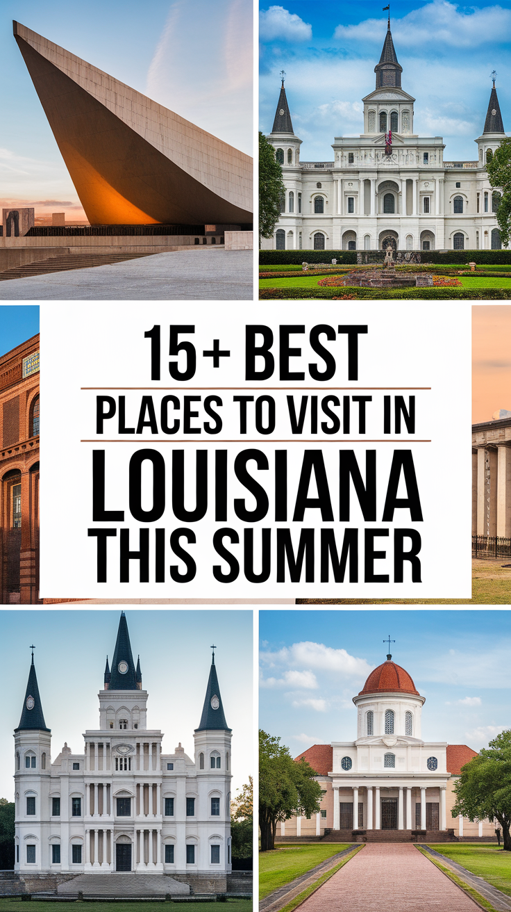 15+ BEST PLACES TO VISIT IN LOUISIANA THIS SUMMER.