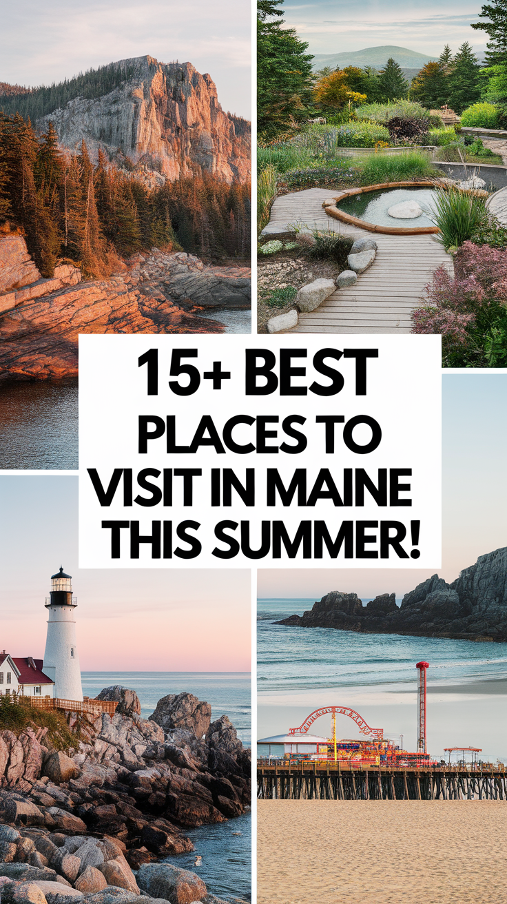 15+ Best Places To Visit In Maine This Summer.