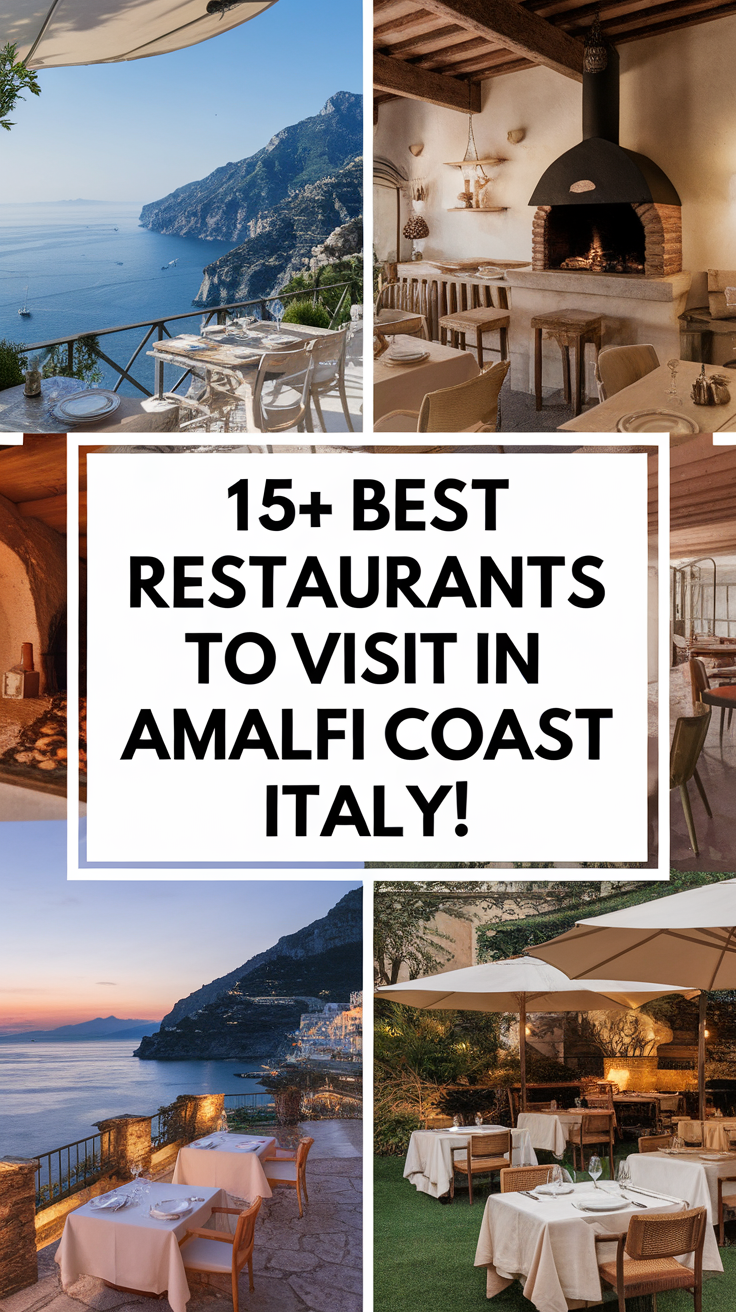 15+ Best Restaurants To Visit In Amalfi Coast Italy