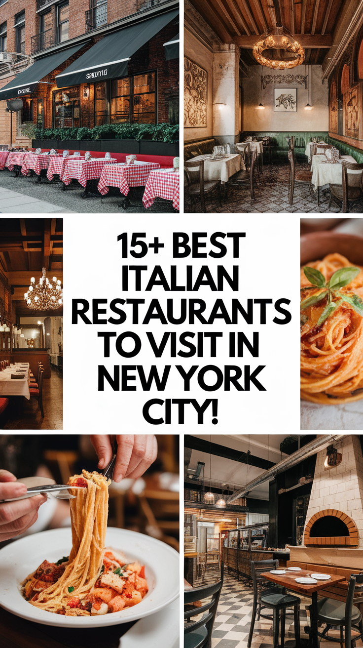15+ Best Italian Restaurants To Visit In New York City