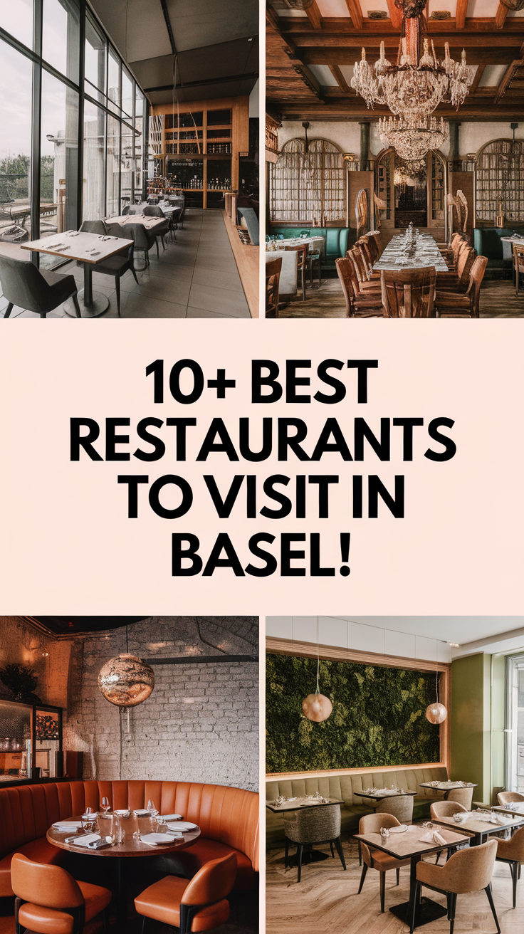 10+ Best Restaurants To Visit in Basel.