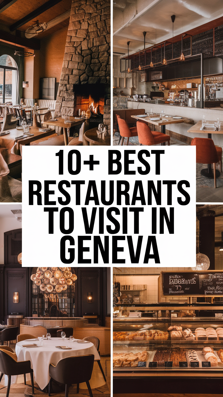 10+ Best Restaurants To Visit in Geneva.