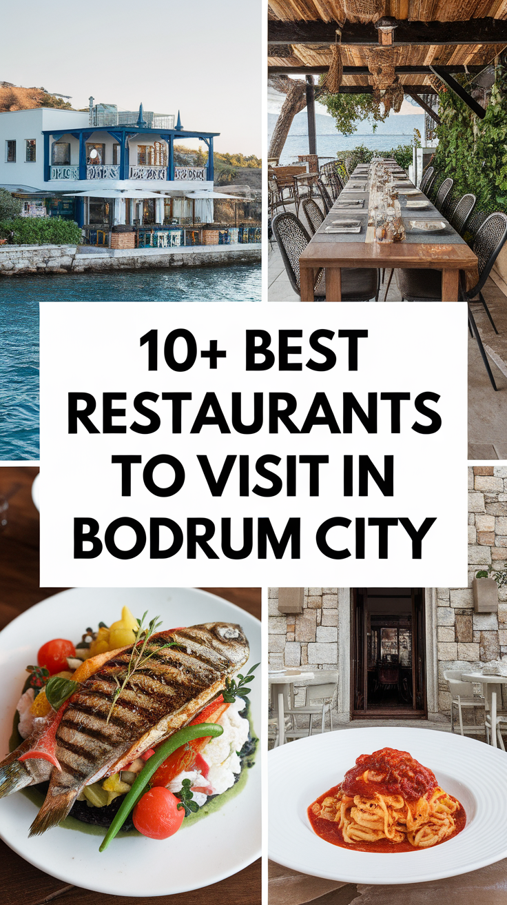 10+ Best Restaurants To Visit in Bodrum City.