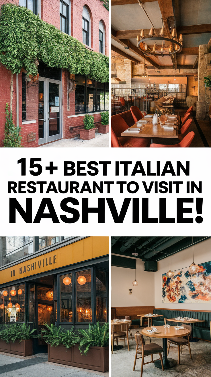 15+ Best Italian Restaurants To Visit In Nashville