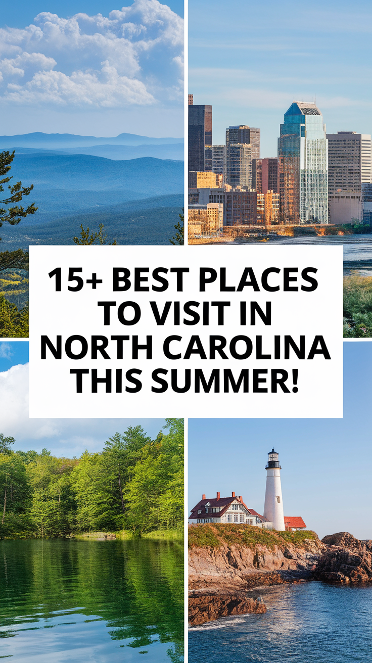 15+ Best Places To Visit In North Carolina This Summer.