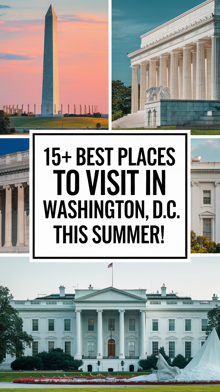 15+ Best Places To Visit In Washington, D.C. This Summer.