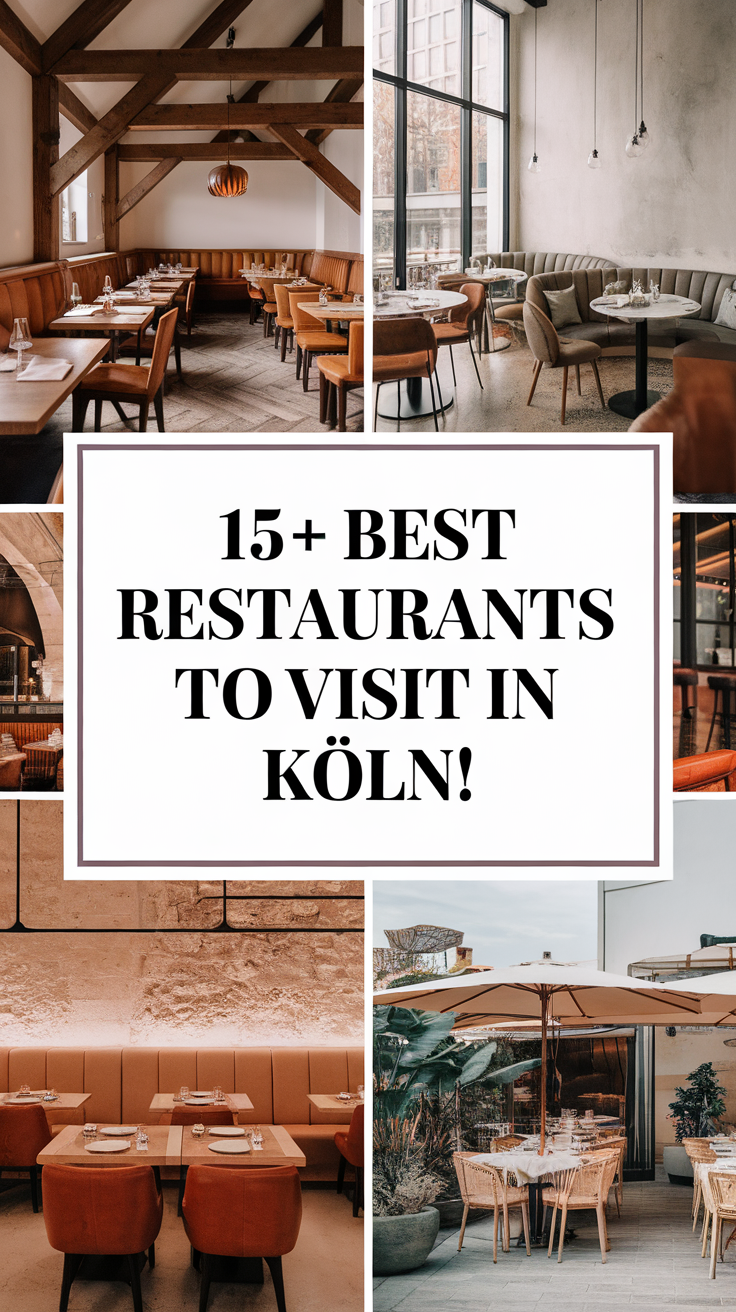 15+ Best Restaurants To Visit In Köln