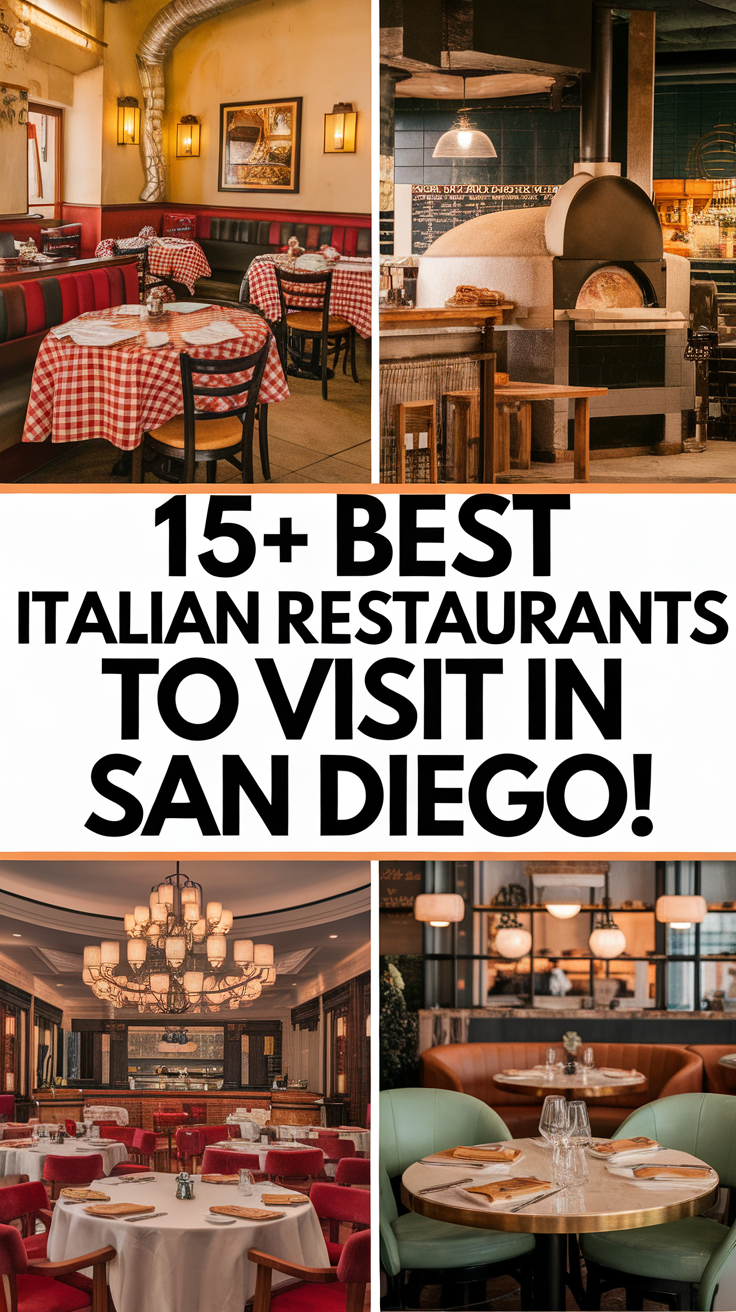 15+ Best Italian Restaurants To Visit In San Diego