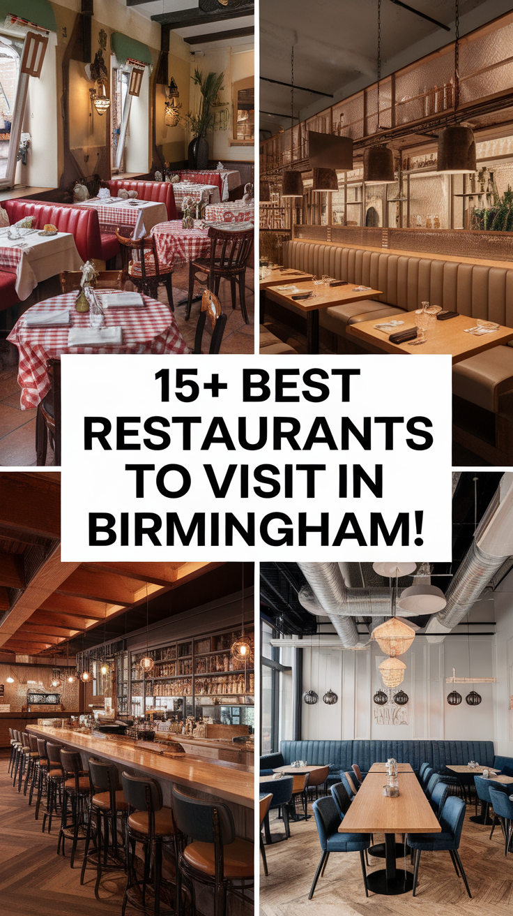 15+ Best Restaurants To Visit In Birmingham