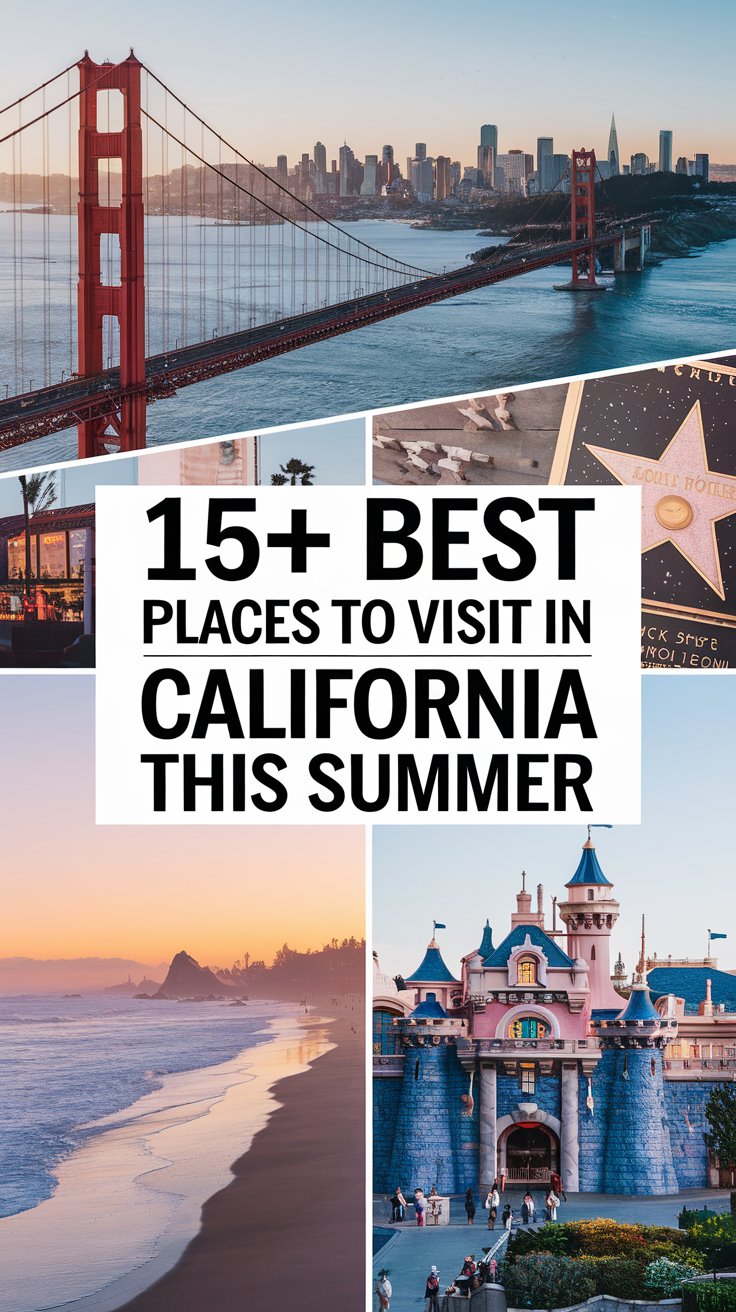 15+ Best Places To Visit In California This Summer.