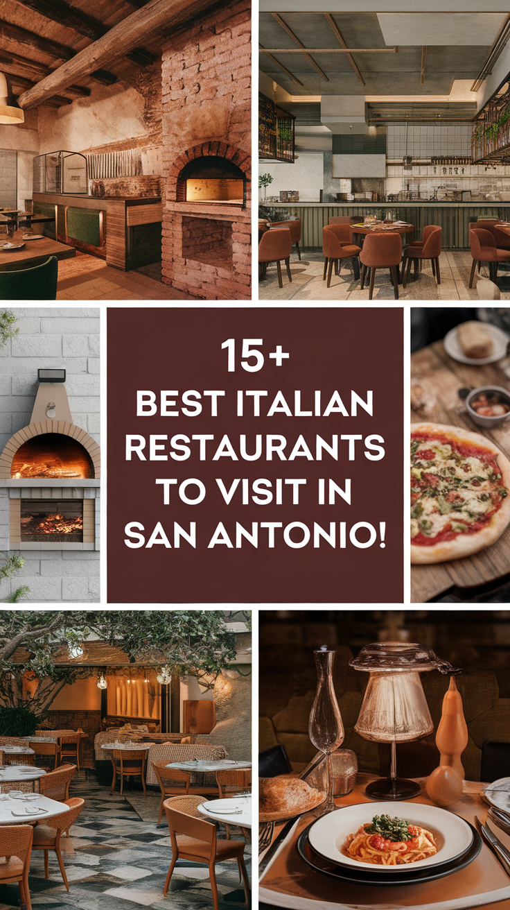 15+ Best Italian Restaurants To Visit In San Antonio