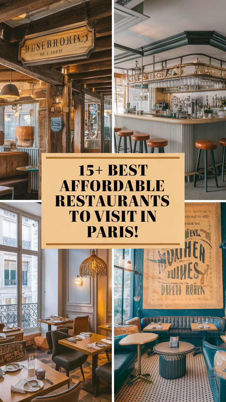 15+ Best Affordable Restaurants To Visit In Paris