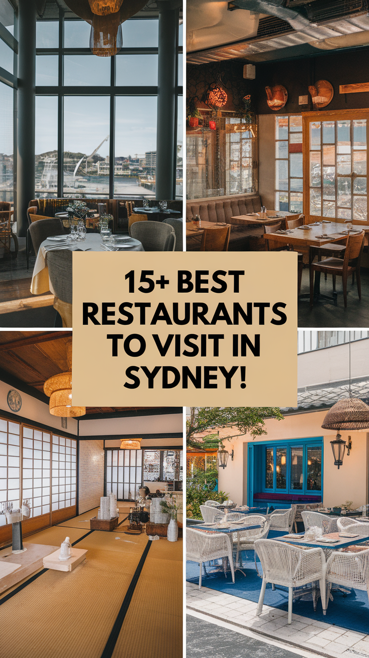 15+ Best Restaurants To Visit In Sydney