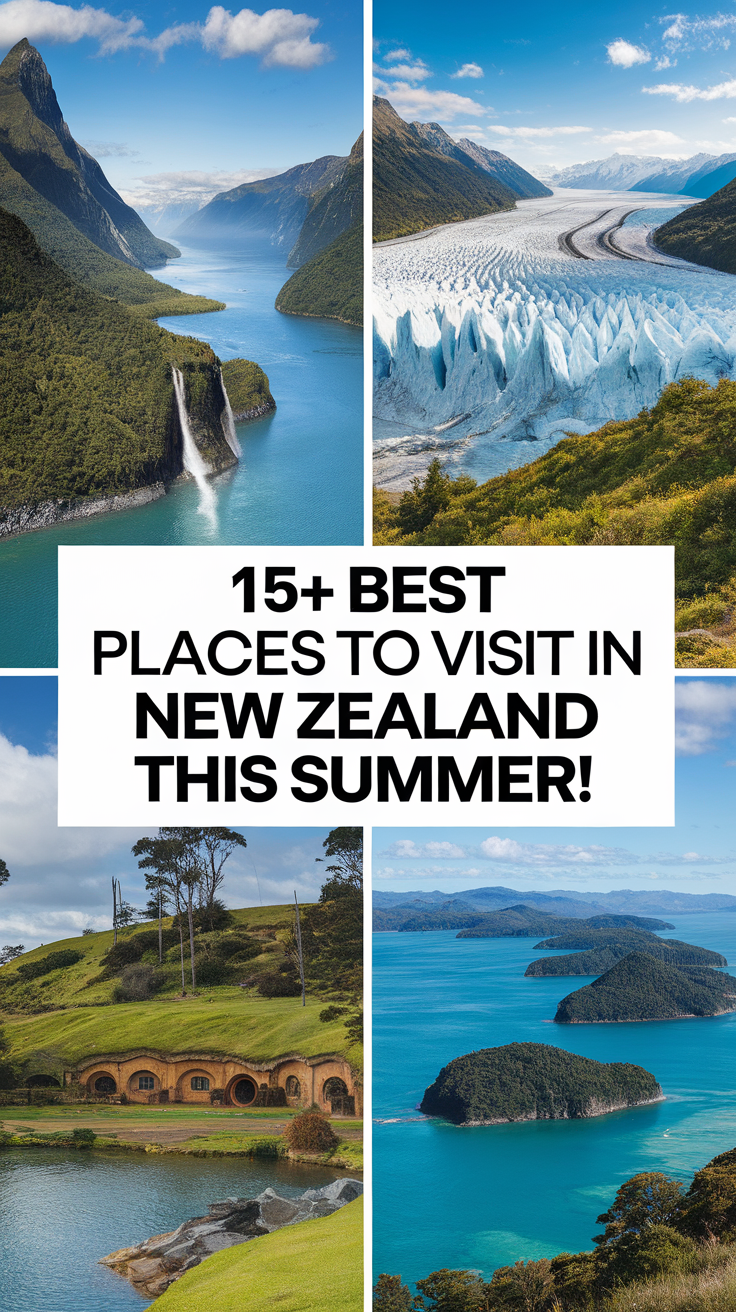 15+ Best Places to Visit in New Zealand This Summer