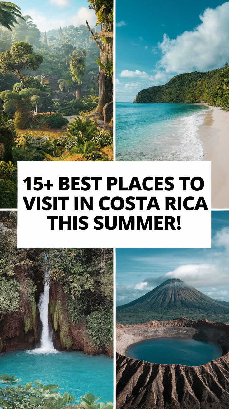 15+ Best Places to Visit in Costa Rica This Summer