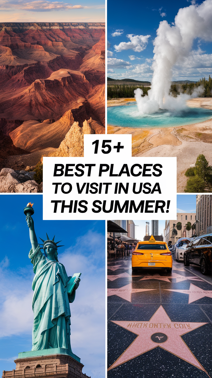 15+ Best Places to Visit in the USA This Summer.