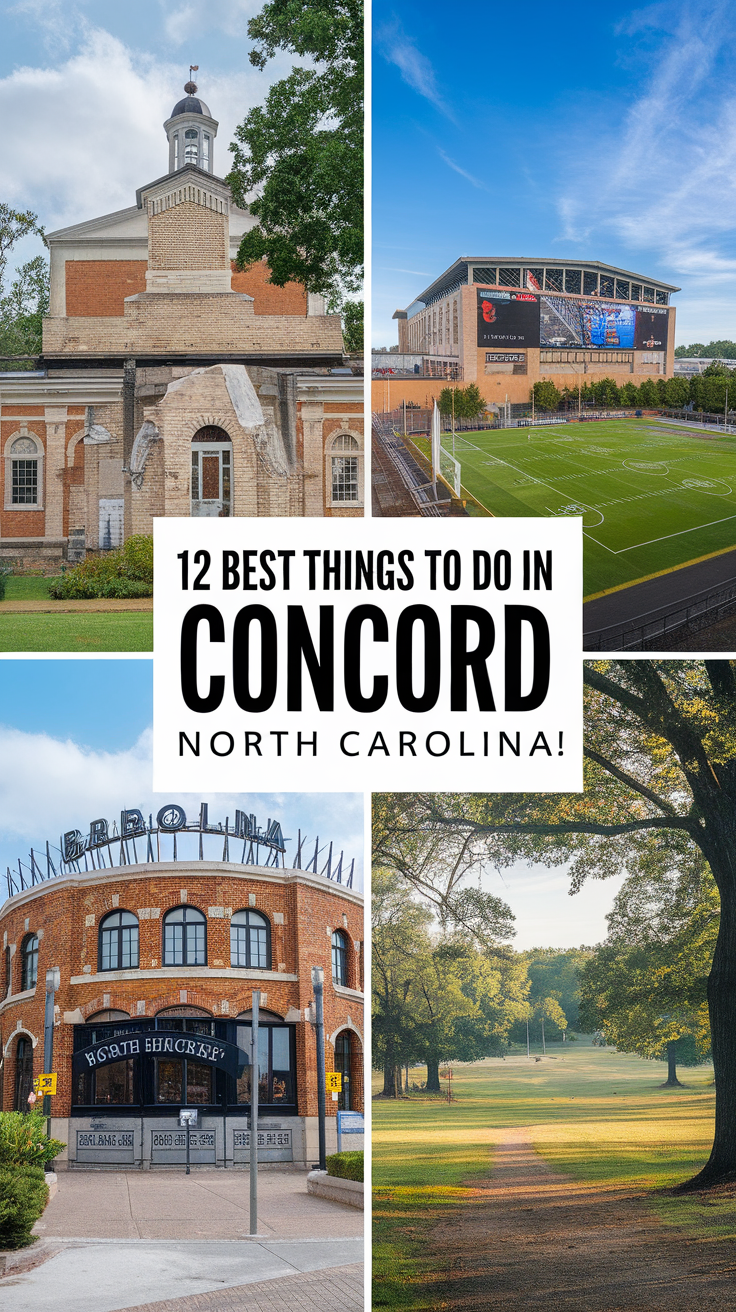 12 Best Things To Do Concord, North Carolina