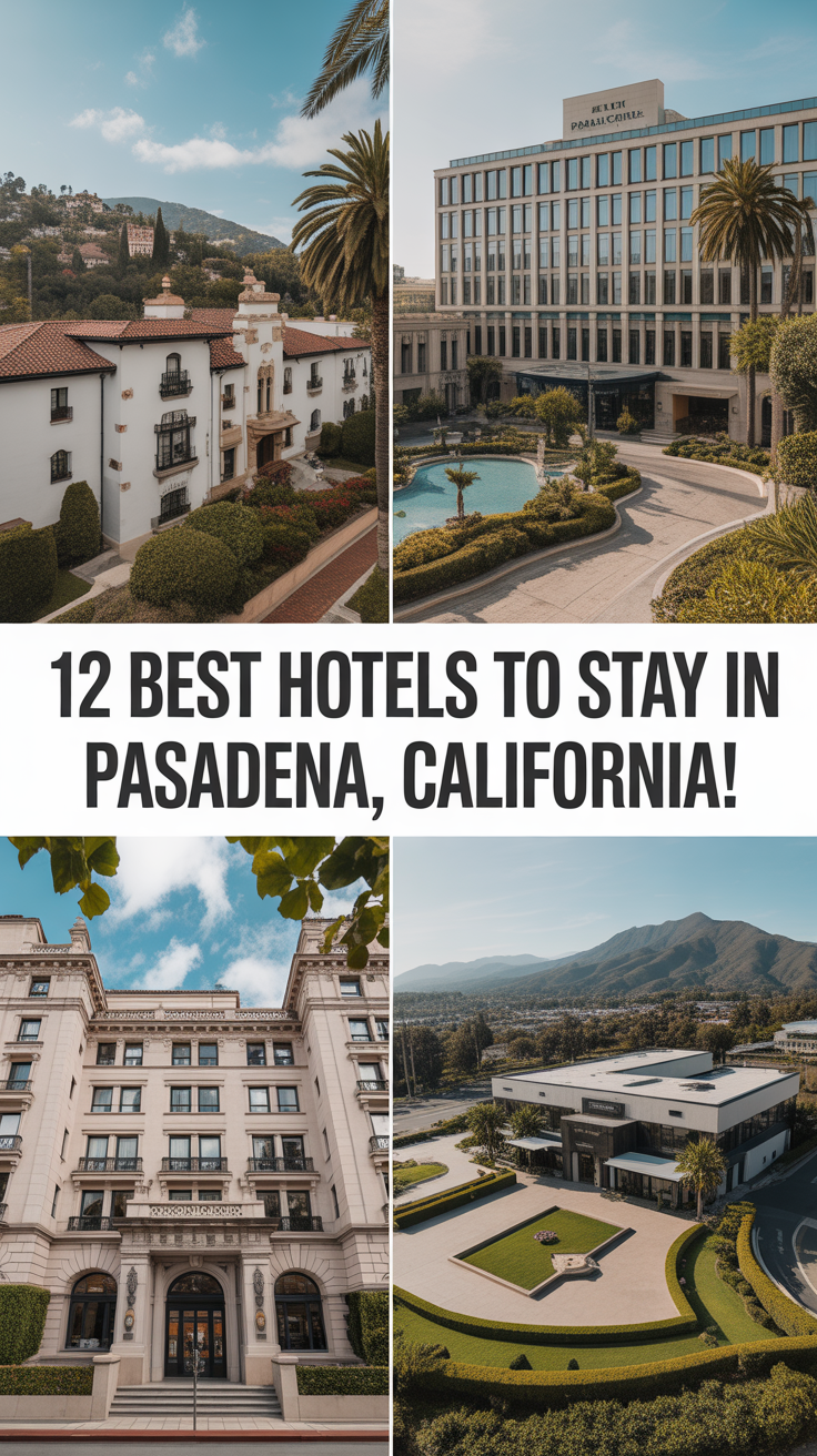 12 Best Hotels To Stay In Pasadena, California