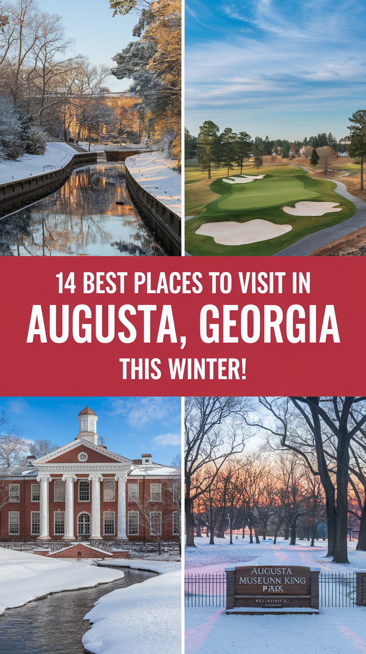 14 Best Places To Visit In Augusta, Georgia This Winter