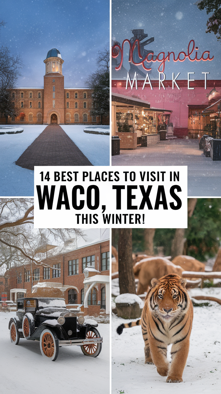 14 Best Places To Visit In Waco, Texas This Winter