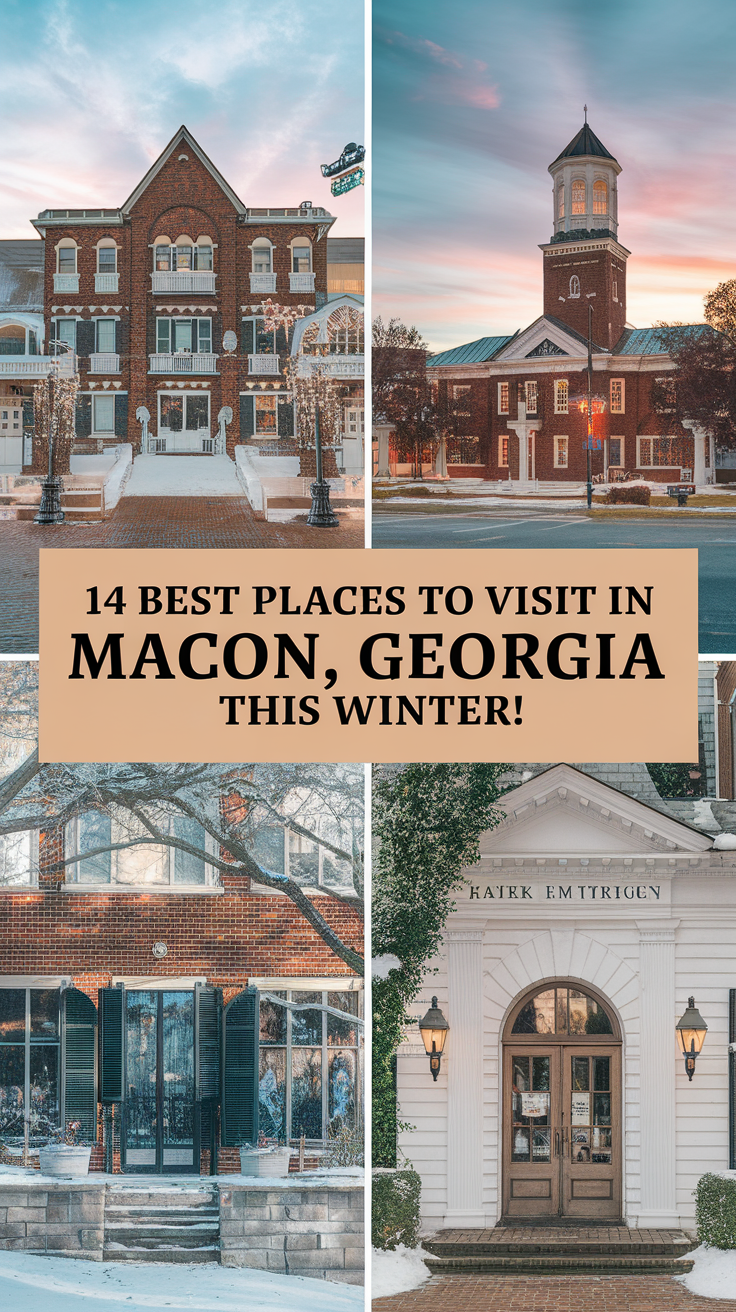 14 Best Places To Visit In Macon, Georgia This Winter