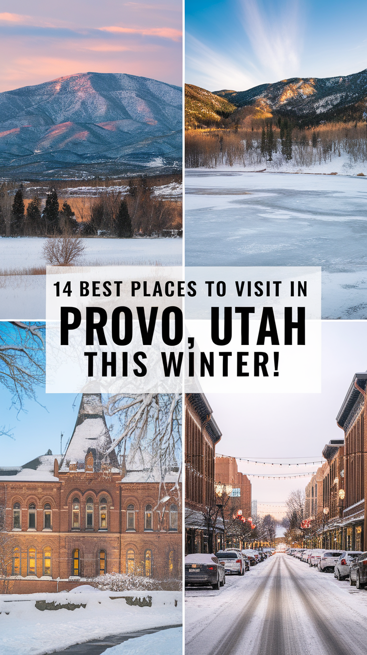 14 Best Places To Visit In Provo, Utah This Winter