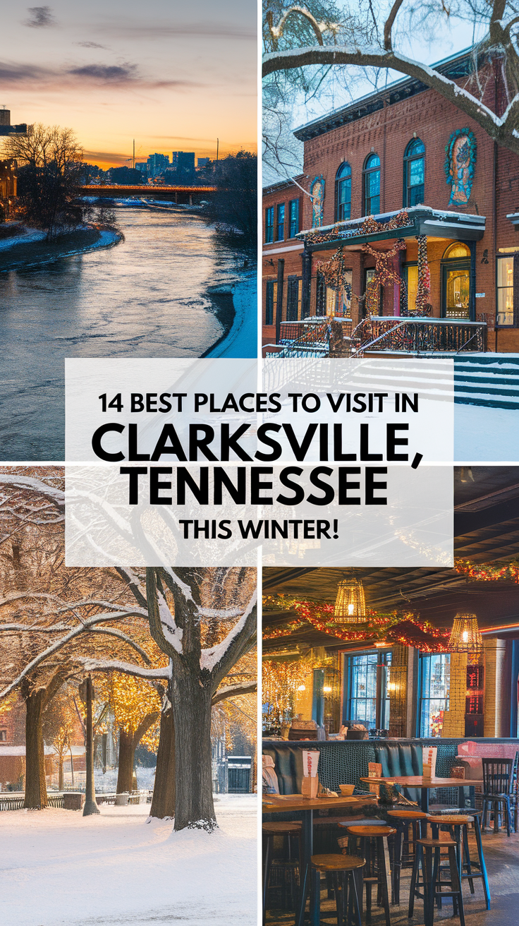 14 Best Places To Visit In Clarksville, Tennessee This Winter