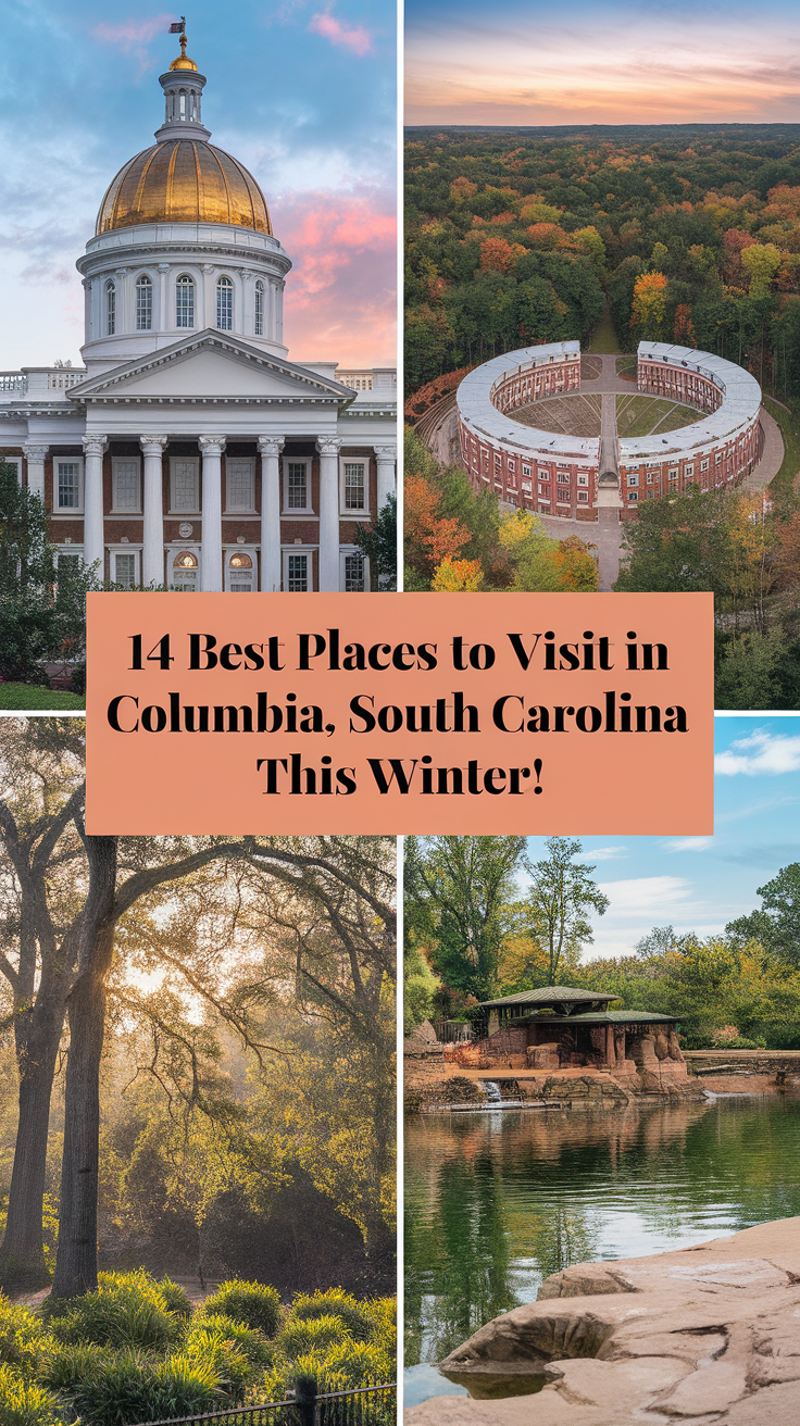 14 Best Places To Visit In Columbia, South Carolina This Winter