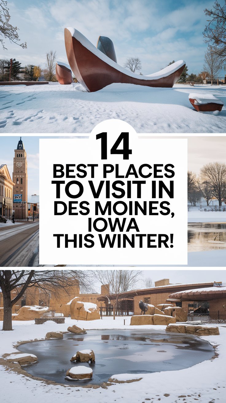 14 Best Places to Visit In Des Moines, Iowa This Winter