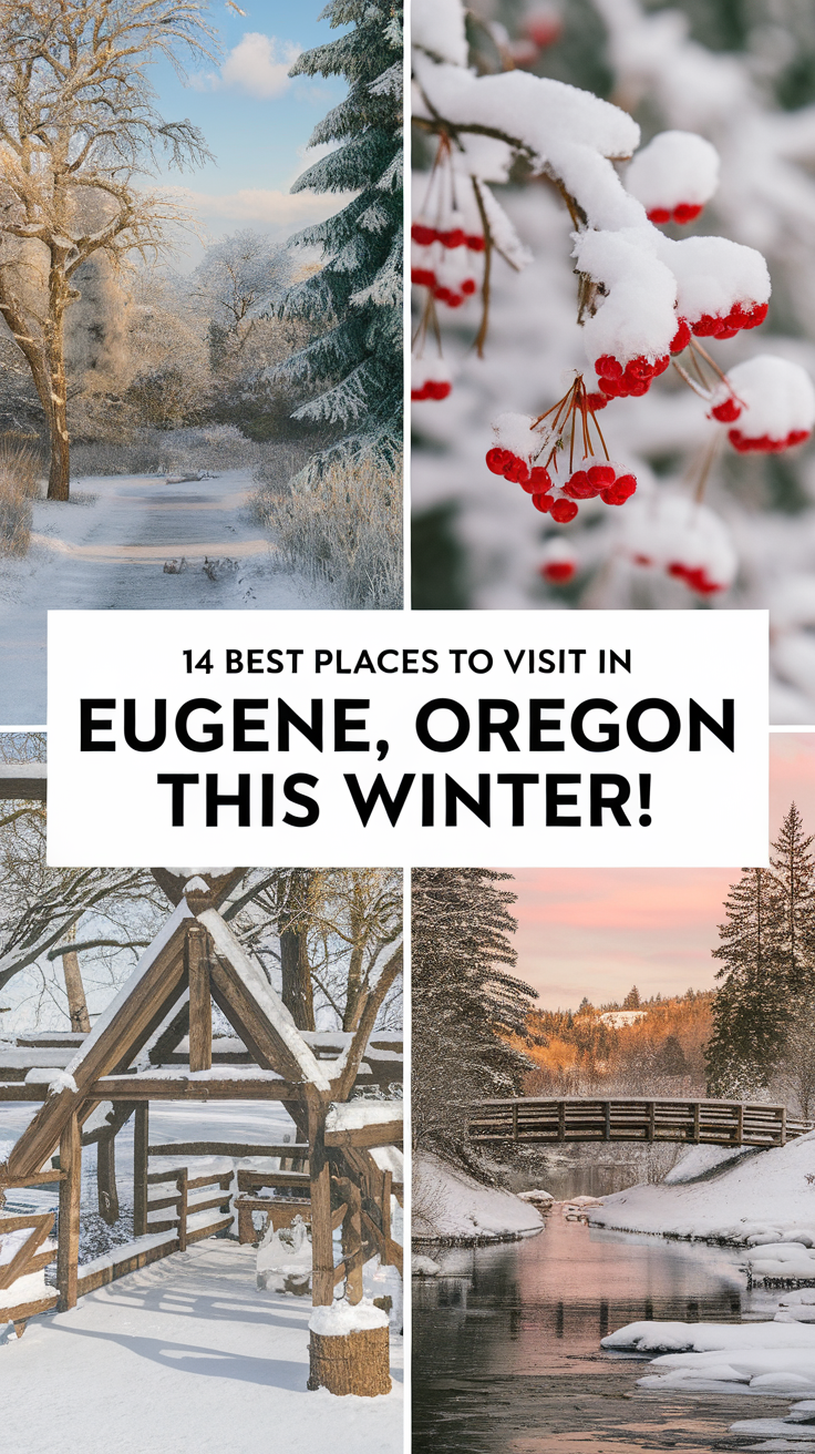 14 Best Places To Visit In Eugene, Oregon This Winter