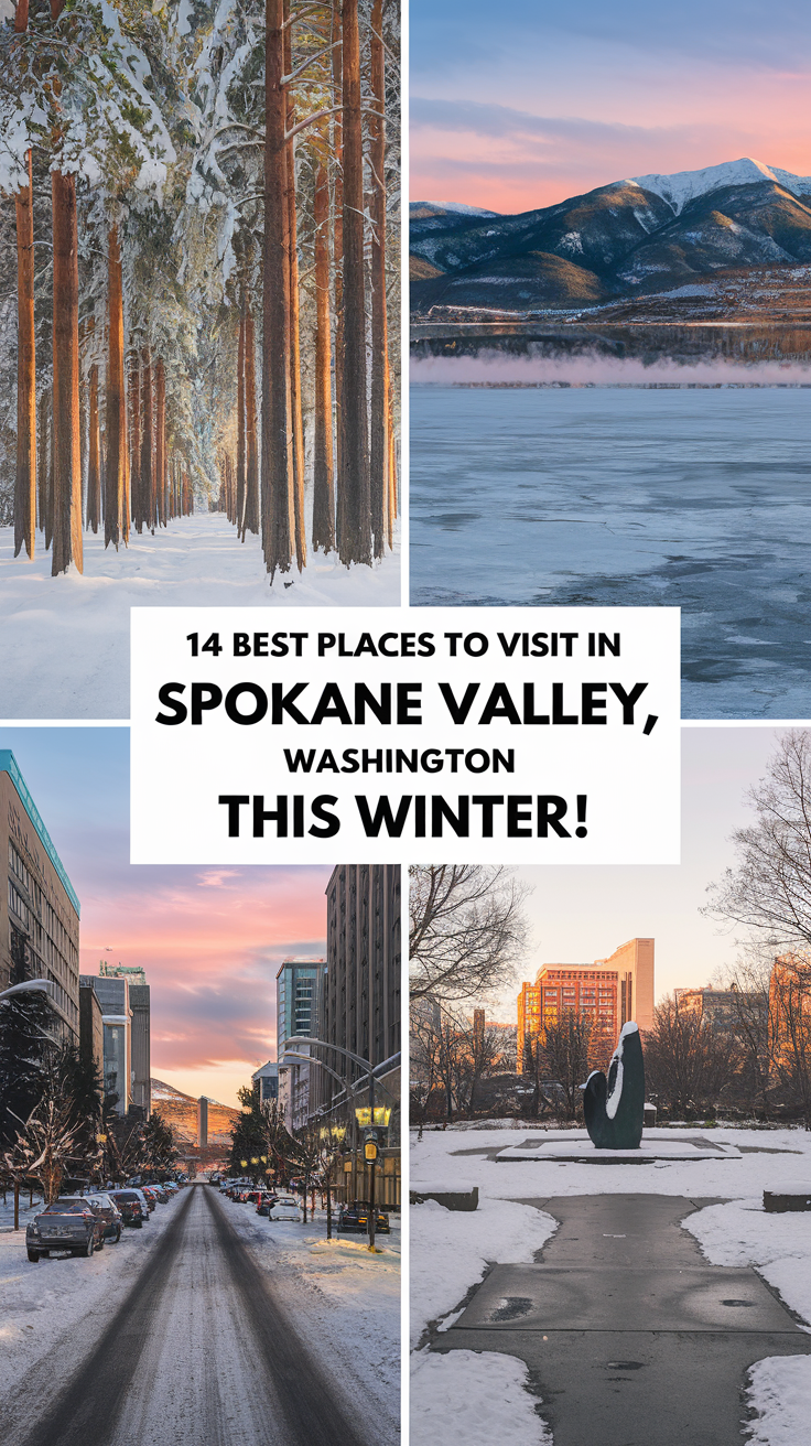 14 Best Places To Visit In Spokane Valley, Washington This Winter
