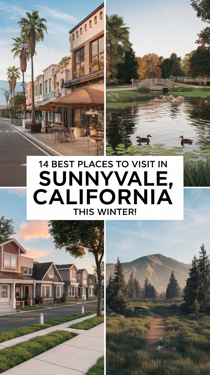 14 Best Places To Visit In Sunnyvale, California This Winter
