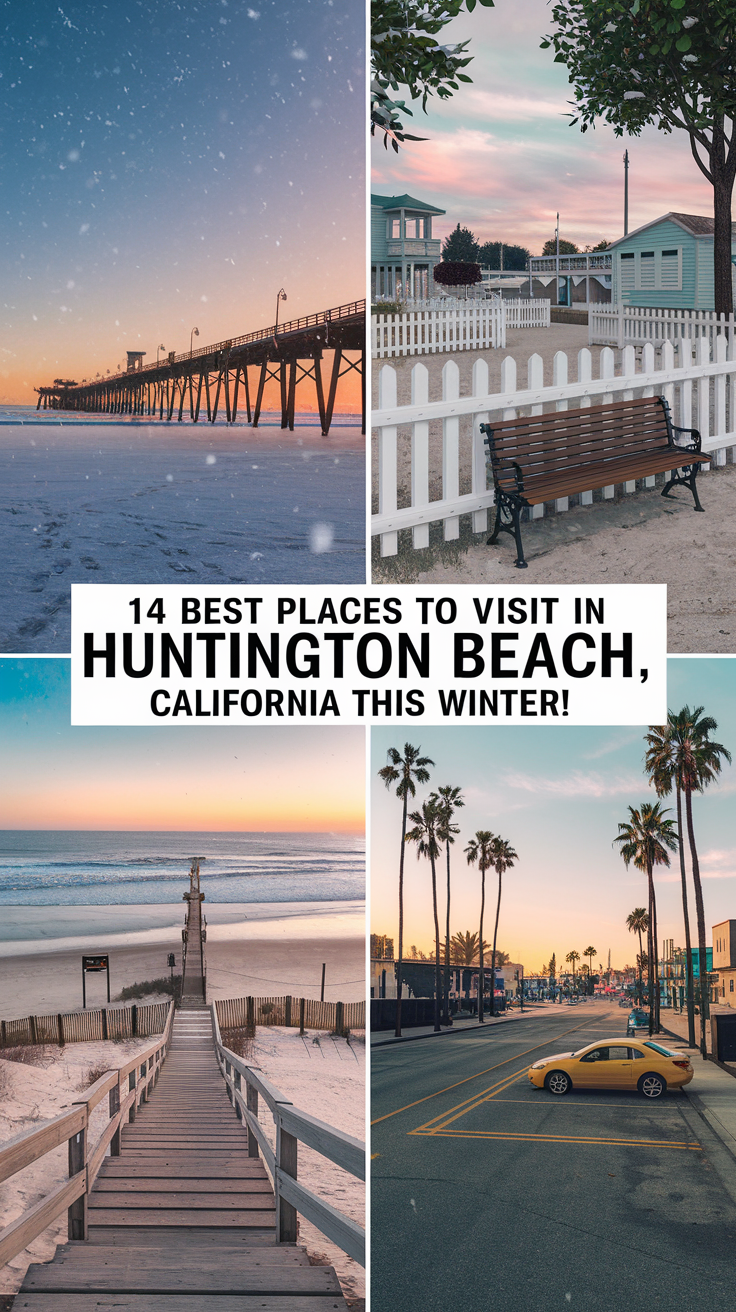 14 Best Places To Visit In Huntington Beach, California This Winter