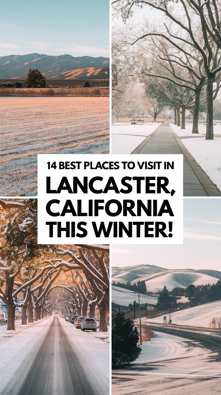 14 Best Places To Visit In Lancaster, California This Winter