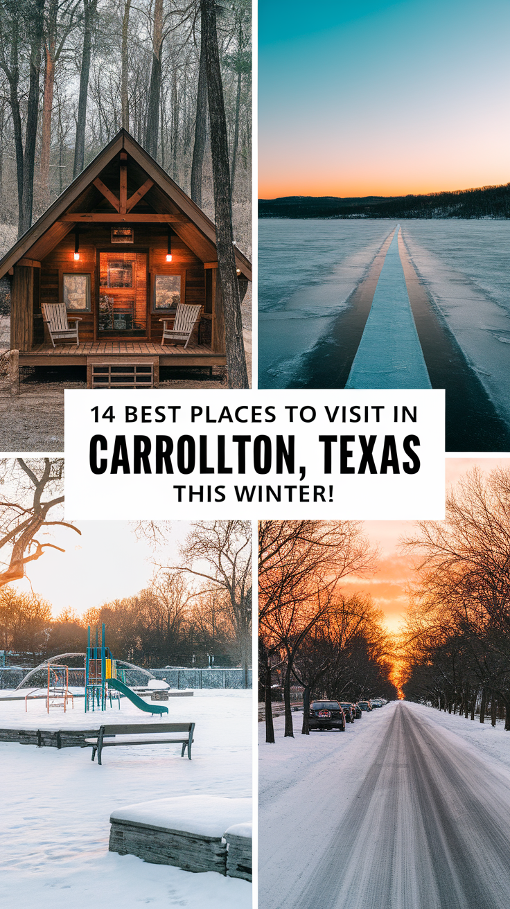 14 Best Places To Visit In Carrollton, Texas This Winter