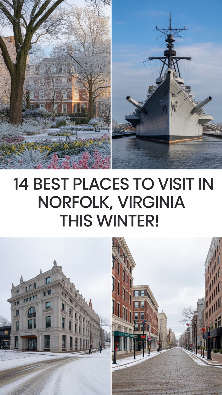 14 Best Places To Visit In Norfolk, Virginia This Winter