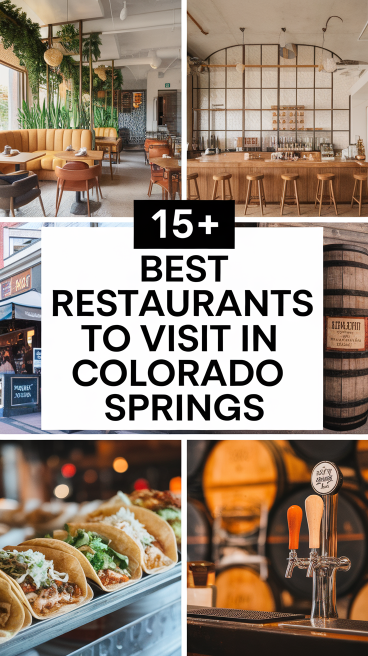 15+ Best Restaurants To Visit In Colorado Springs