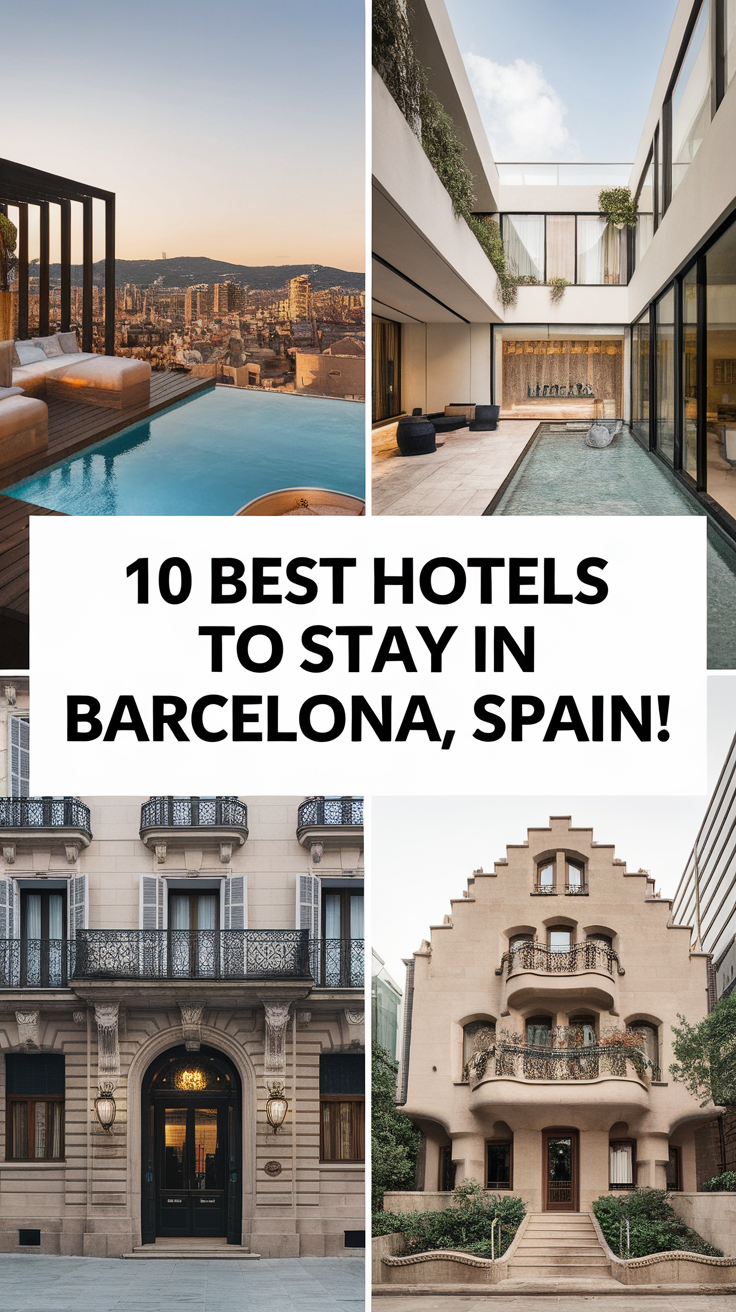 10 Best Hotels To Stay In Barcelona, Spain
