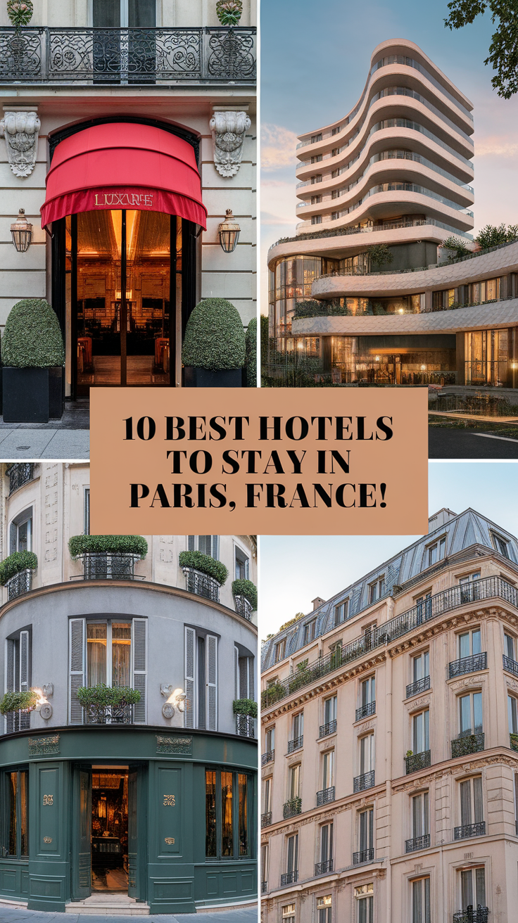10 Best Hotels To Stay In Paris, France