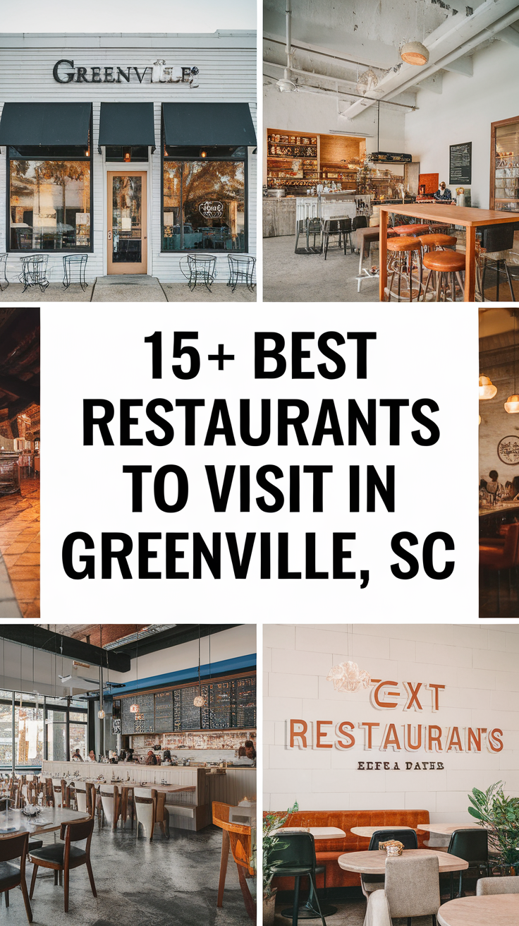 15+ Best Restaurants To Visit In Greenville, SC