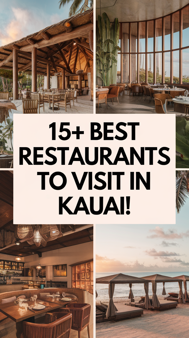 15+ Best Restaurants To Visit In Kauai