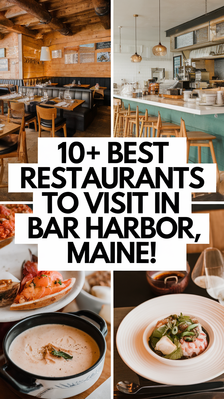 10+ Best Restaurants To Visit In Bar Harbor, Maine