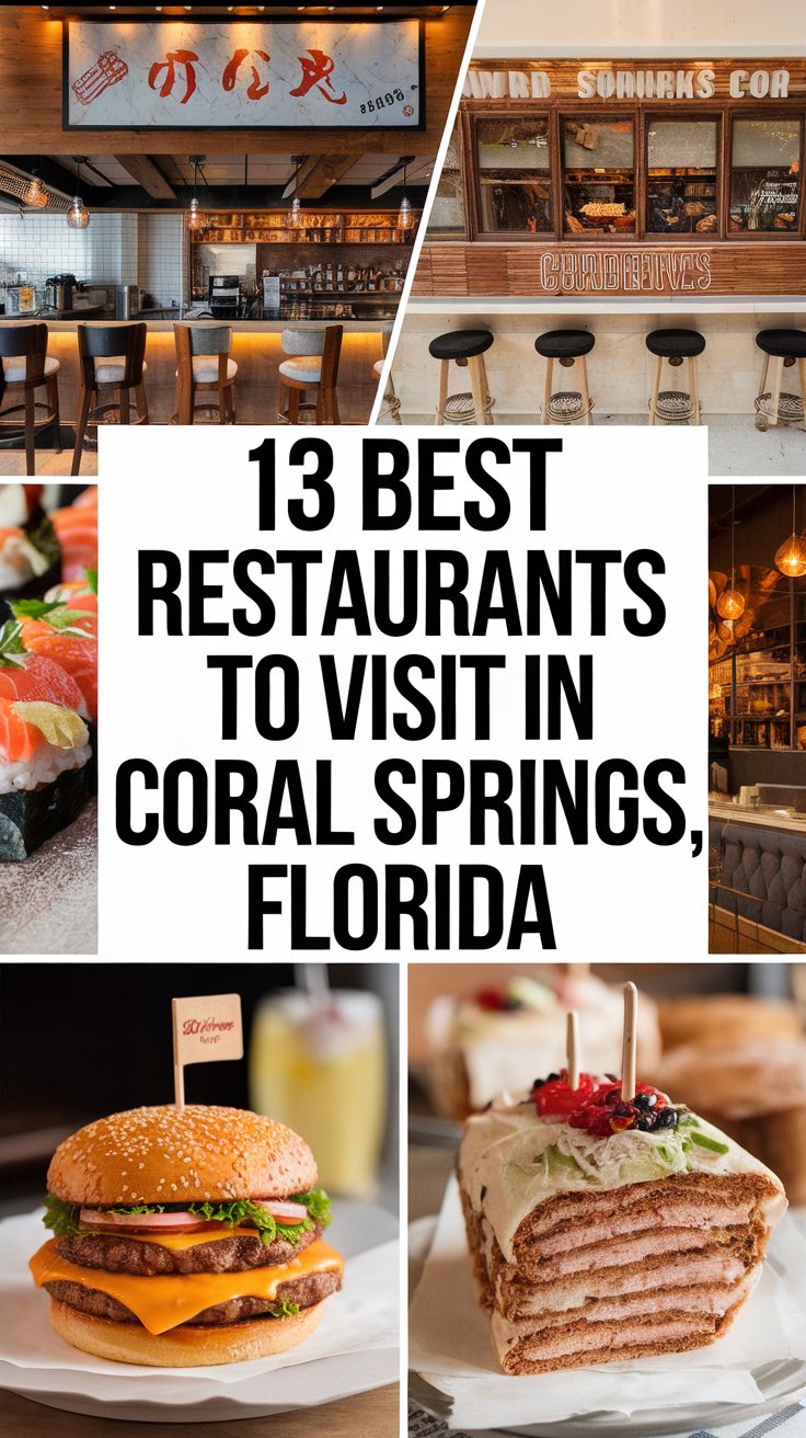 13 Best Restaurants To Visit In Coral Springs, Florida