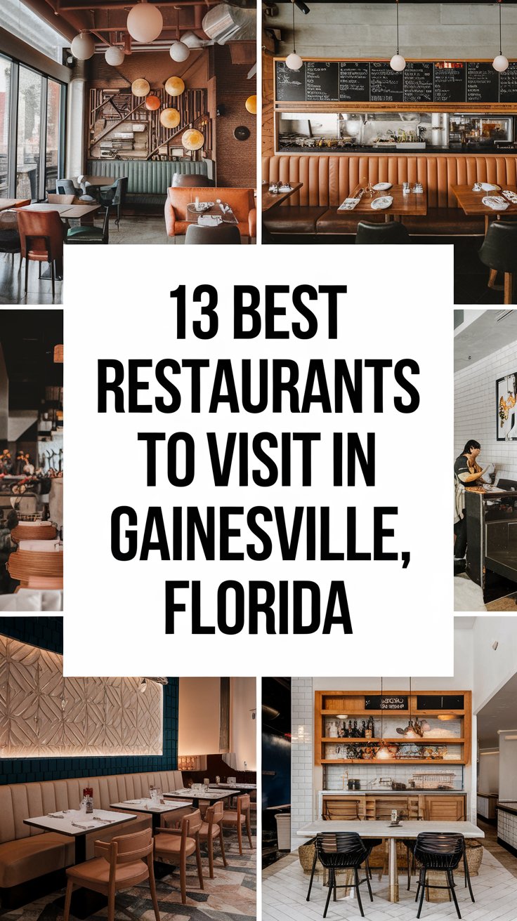 13 Best Restaurants To Visit In Gainesville, Florida