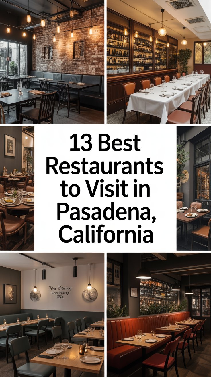 13 Best Restaurants To Visit In Pasadena, California