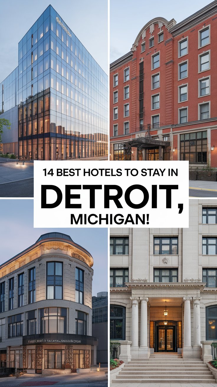 14 Best Hotels To Stay In Detroit, Michigan