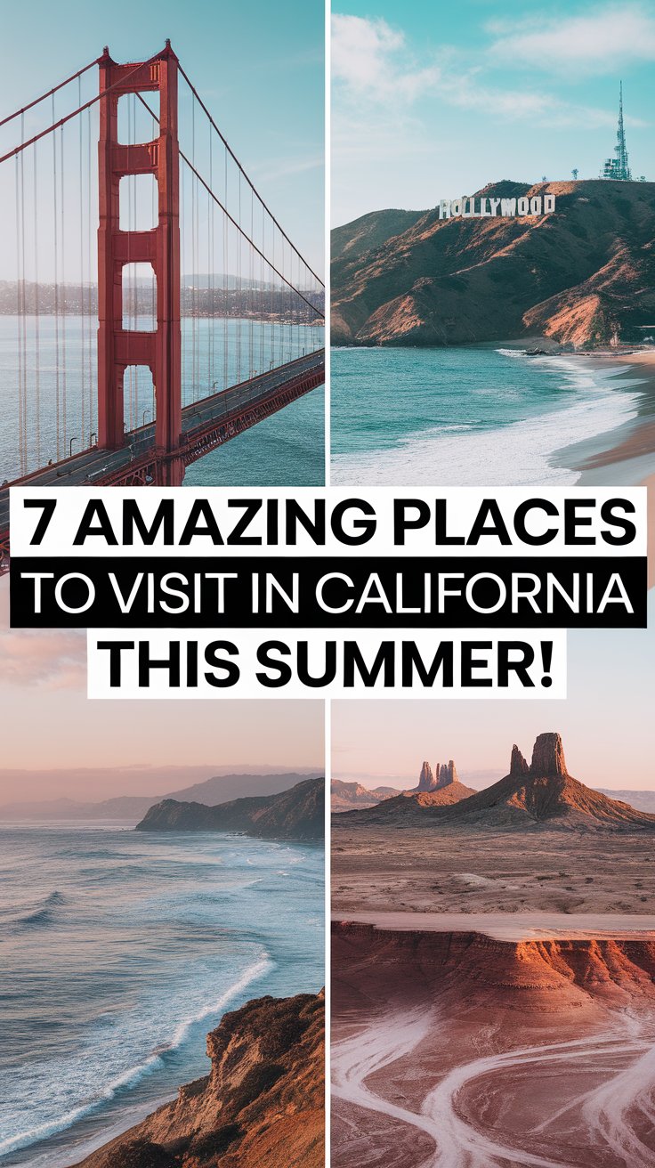 7 Amazing Places To Visit In California This Summer