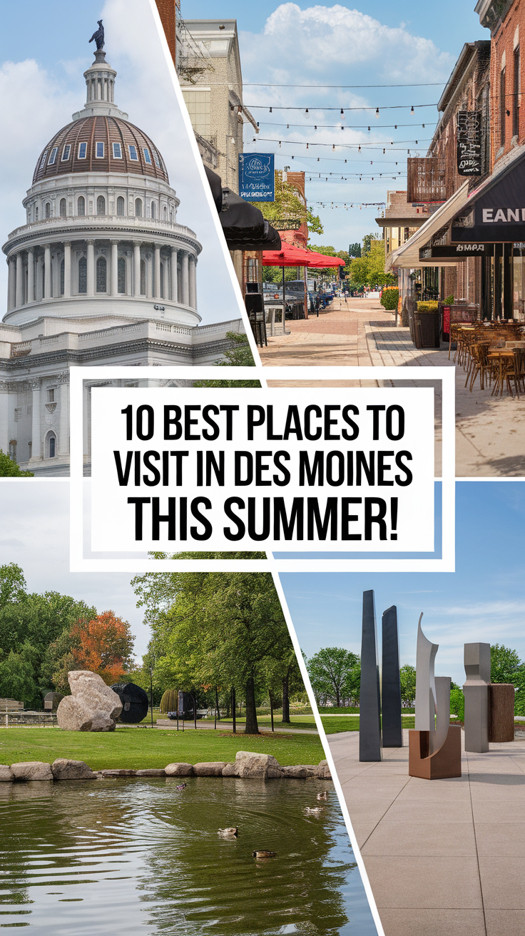 10 Best Places To Visit In Des Moines This Summer
